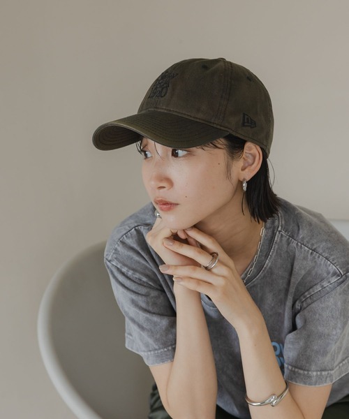 「LOWRYS FARM」 「NEW ERA」キャップ FREE ブラック レディース_画像7