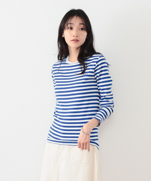 tシャツ フライス 1cm ボーダー Tシャツ レディース BEAMS BOY tシャツ フライス 1cm ボーダー Tシャツ レディース