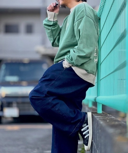 8 ジーンズ ワイドバルーンパンツ メンズ レディース : ZOZOTOWN