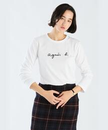 agnes b. tシャツ S137 TS ロゴTシャツ レディース : ZOZOTOWN
