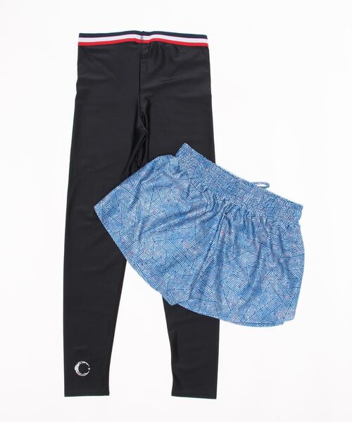 レギンス 【FILA:フィラ】レディースライン柄ボトムセット04