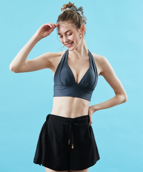 San-ai Resort 三愛水着楽園 マットサテンショートパンツM・L「San-ai