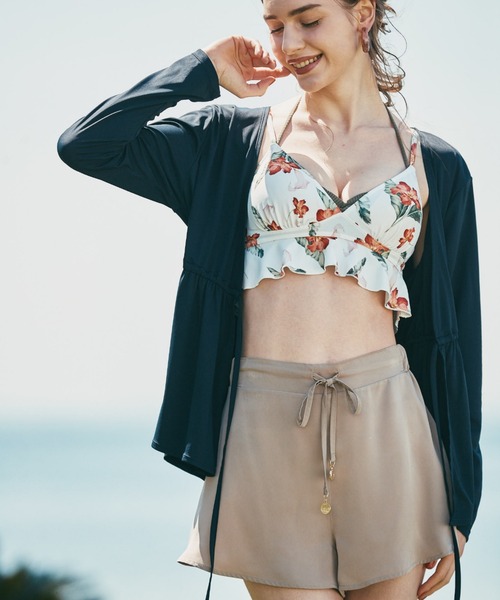 San-ai Resort 三愛水着楽園 マットサテンショートパンツM・L「San-ai
