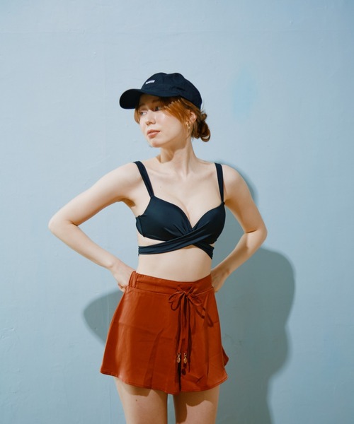 San-ai Resort 三愛水着楽園 マットサテンショートパンツM・L「San-ai
