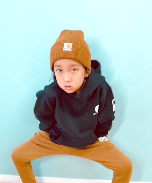 Carhartt パーカー carhartt ロゴパーカー キッズ 子供服 男の子