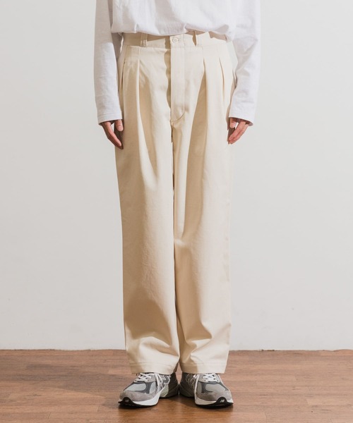 美品 URBAN RESEARCH SHIOTA フレンチアーミーチノトラウザー URBAN RESEARCH チノパン 「ユニセックス」フレンチアーミーチノ