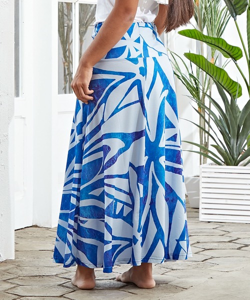 Maunaloa（マウナロア） ロング スカート 「Maunaloa」Ocean Blue Bird