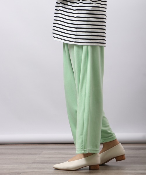 FUNALIVE（ファンアライブ） パンツ PAGE ONE ストレッチベロアロング