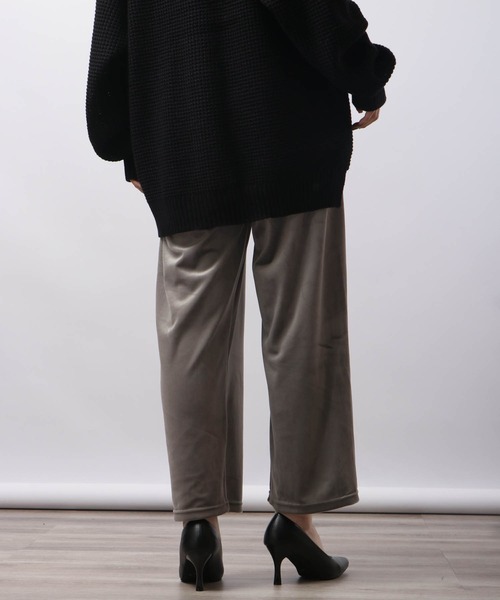 FUNALIVE（ファンアライブ） パンツ PAGE ONE ストレッチベロアロング