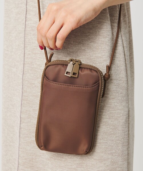 BEAUTY＆YOUTH UNITED ARROWS スマホショルダー ポーチ ポリエステル
