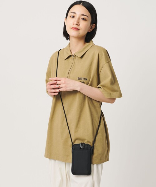 未使用　PATOU スマホショルダー　ブラック BEAUTY＆YOUTH UNITED ARROWS スマホショルダー ポーチ ポリエステル