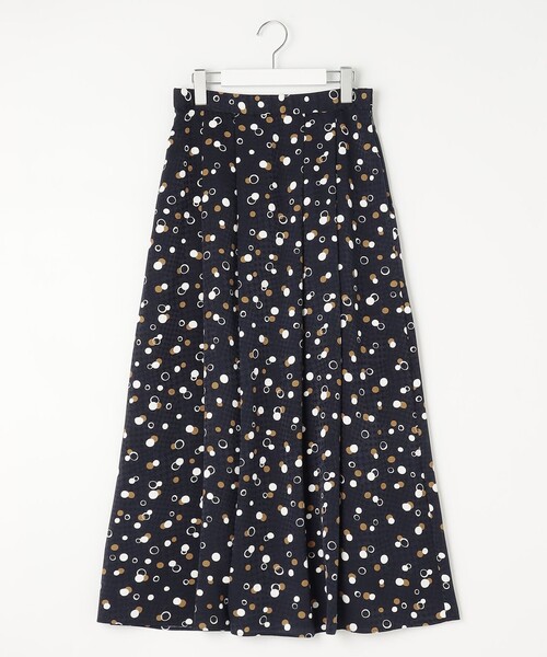 美品 J.PRESS セットアップ対応 BLOCK DOTS プリント スカート trim_ofcrs_itemd9287bb4b74011e