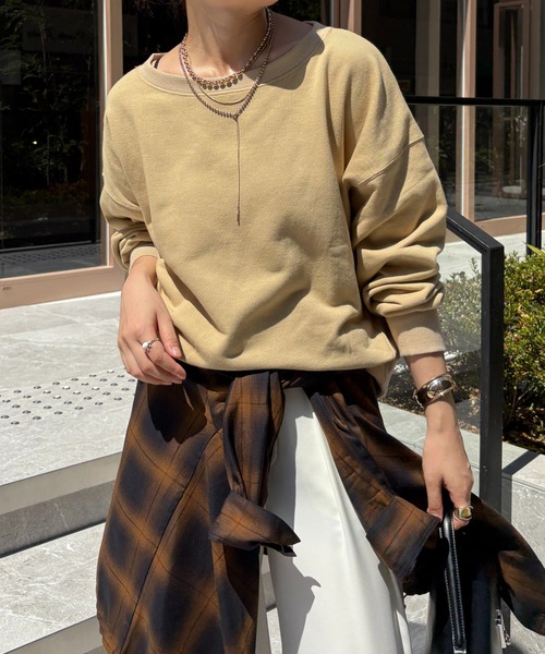 DouDou（ドゥドゥ） トレーナー スウェット 裏毛スウェット レディース