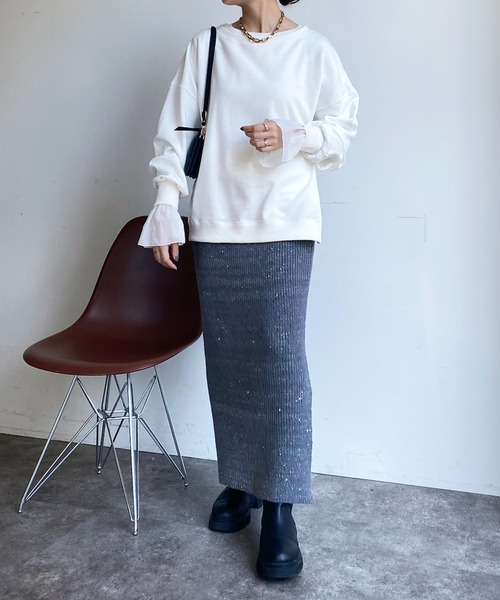 DouDou（ドゥドゥ） トレーナー スウェット 裏毛スウェット レディース