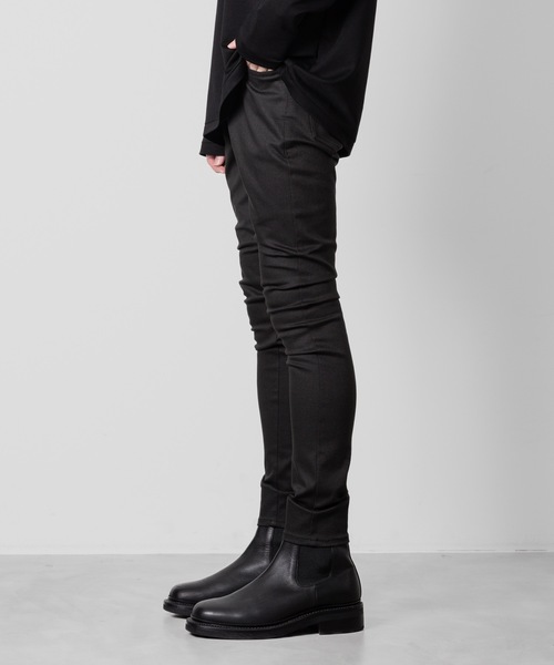 ATTACHMENT パンツ ラバーストレッチツイル 5ポケットスキニー