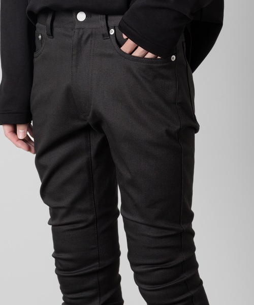 ATTACHMENT パンツ ラバーストレッチツイル 5ポケットスキニー