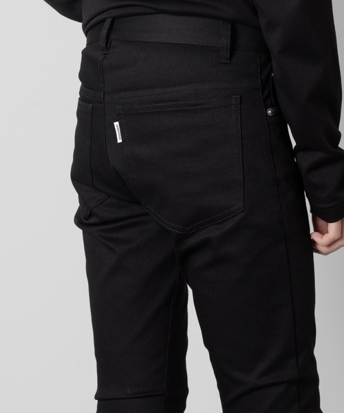 ATTACHMENT パンツ ラバーストレッチツイル 5ポケットスキニー