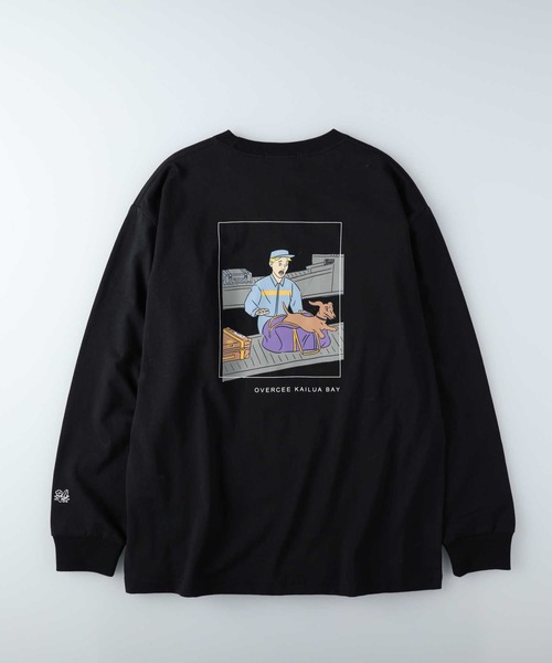 ブラック 長袖カットソー サイズ10 Right-on tシャツ バックグラフィック長袖Tシャツ メンズ