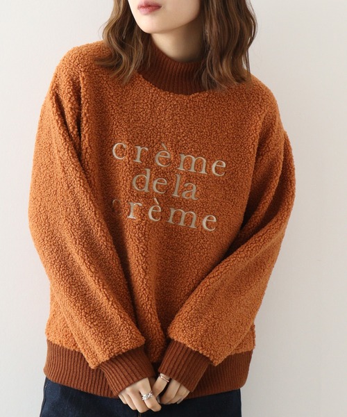 tシャツ BRODIAEA ボア刺繍プルオーバー レディース