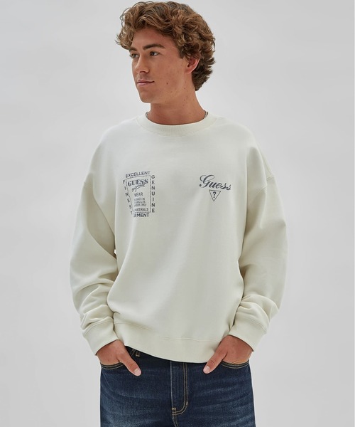 GUESS トレーナー スウェット Originals Varsity Crewneck トップス 