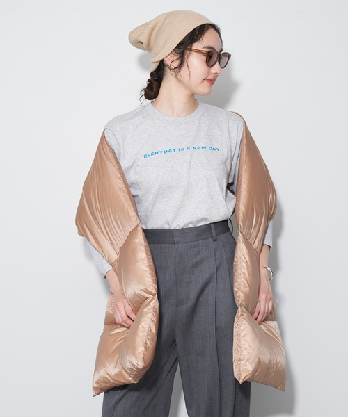 plage tシャツ Tシャツ EVERYDAY IS A NEW DAY レディース