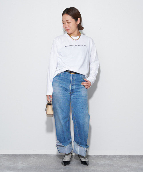 Plage☆EVERYDAY IS A NEW DAY Tシャツ plage tシャツ Tシャツ EVERYDAY IS A NEW DAY レディース