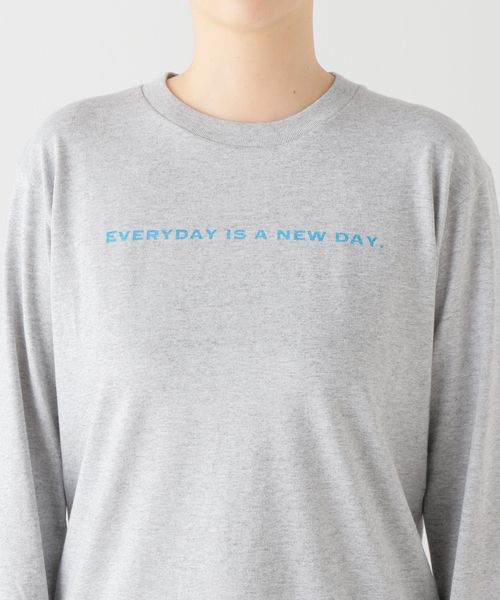 Plage☆EVERYDAY IS A NEW DAY Tシャツ plage tシャツ Tシャツ EVERYDAY IS A NEW DAY レディース