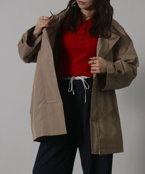 Social GIRL（ソーシャルガール） ステンカラーコート コート ミドル丈
