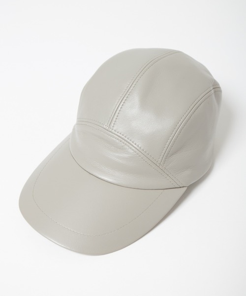 ディアンテ レザーキャップ INDIETRO ASSOCIATION キャップ 帽子 Leather Jet Cap / レザー