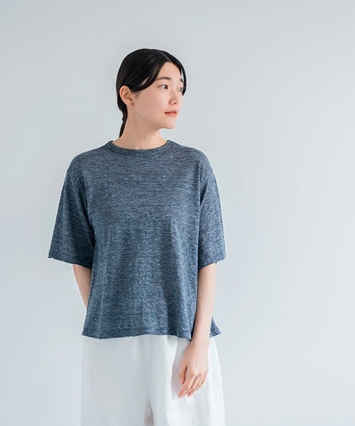 tシャツ リネン100Ｔシャツ「ドレープ」2 レディース D tシャツ リネン100Tシャツ「ドレープ」2 レディース