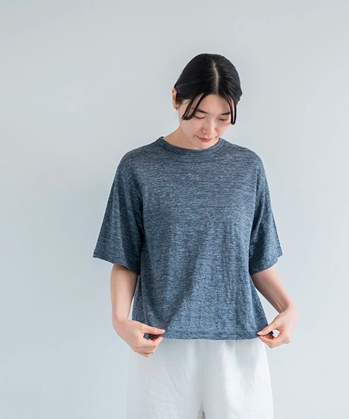 90s Vintage 2XL リネン100% BD L/S シャツ ドレープ D tシャツ リネン100Tシャツ「ドレープ」2 レディース