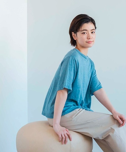 tシャツ リネン100Ｔシャツ「ドレープ」2 レディース D tシャツ リネン100Tシャツ「ドレープ」2 レディース