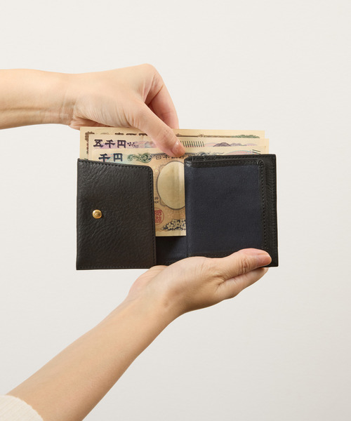 SLOW 二つ折り 二つ折り財布 財布 スロウ / bono-clasp mini wallet