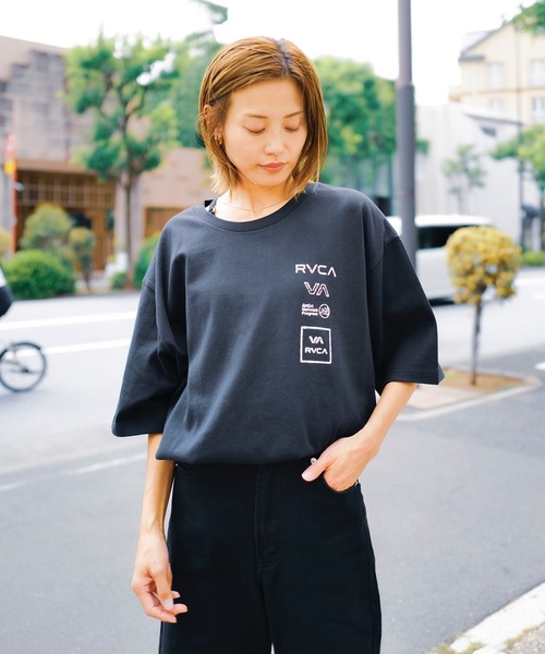 RVCA tシャツ メンズ ALL LOGO Tシャツ 「2024年夏モデル