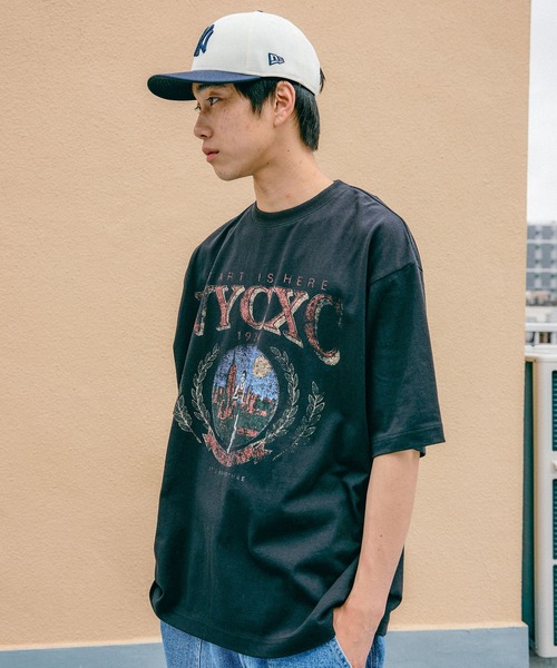 niko and… tシャツ レトロBIGプリントTシャツ メンズ : ZOZOTOWN