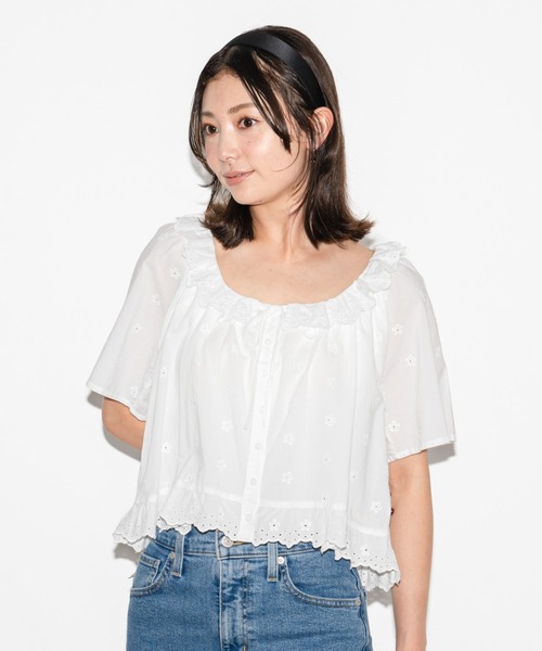 Levi's（リーバイス） ブラウス シャツ 半袖 LYKA 半袖ブラウス