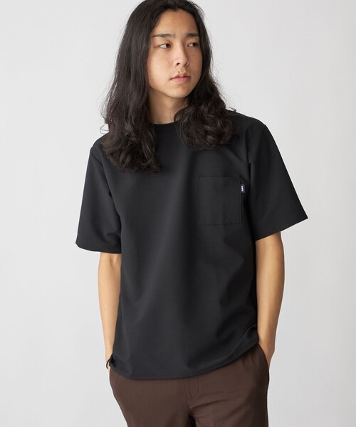 SHIPS tシャツ SHIPS: COOLMAX(R) シアサッカー Tシャツ メンズ