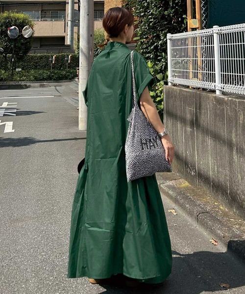シャツワンピース 「CORNERS by KR」サイドギャザーシャツワンピースの画像