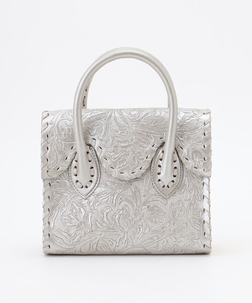 GRACE CONTINENTAL パーティーバッグ シルバー GRACE CONTINENTAL グレースコンチネンタル ラインストーン