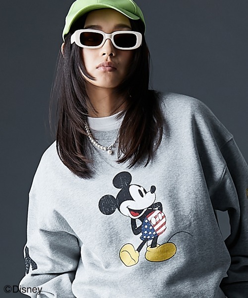 【希少】ヴィンテージ　ミッキー　ディズニー　スウェット　100 110 レアカラー 70s 80s ビンテージ USA製 Disney ディズニー Mickey