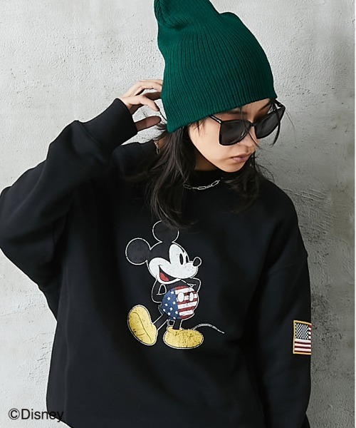 ユーズド ミッキー トレーナー 00's 00年代 ミッキーマウス ディズニー Disney スウェット