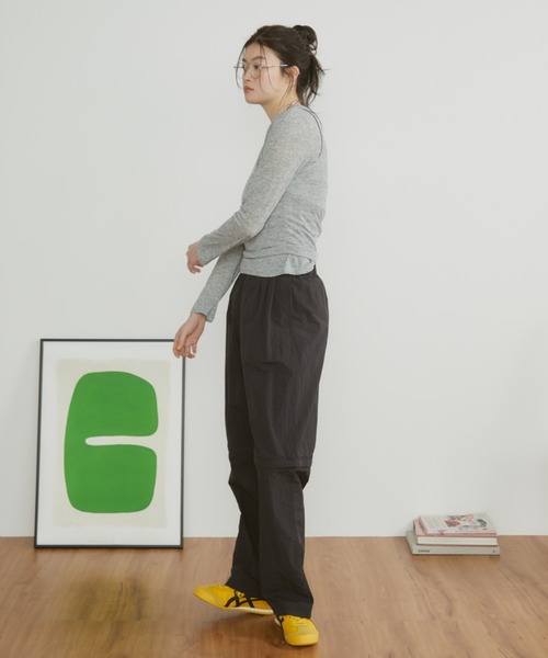 パンツ MERLOT PANTS 2タックコクーンパンツ（その他パンツ）｜MERLOT（メルロー）の