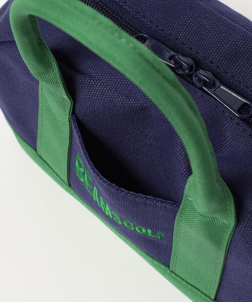 BEAMS GOLF トートバッグ 黒/緑 BEAMS GOLF（ビームス ゴルフ）BGCC カートバッグ.（バッグ