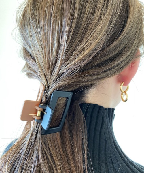 ヘアクリップ スモールサイズ Three Four Time ヘアクリップ アセチサイズレステールクラッチ