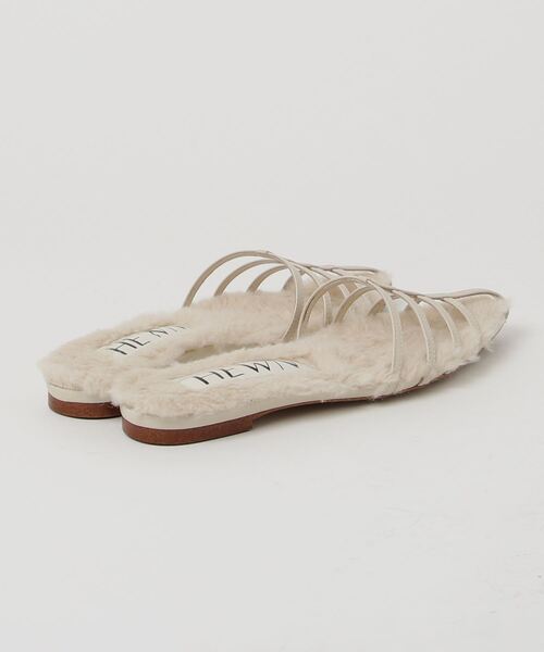 HEWN フラットサンダル HEWN 「HEWN」 フラットサンダル 37 ホワイト レディース