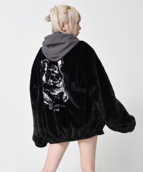 OY（オーワイ） コート アウター BACK SKETCH ODOLLY FUR JACKET