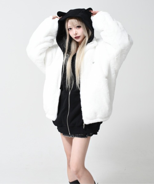 OY（オーワイ） コート アウター BACK SKETCH ODOLLY FUR JACKET