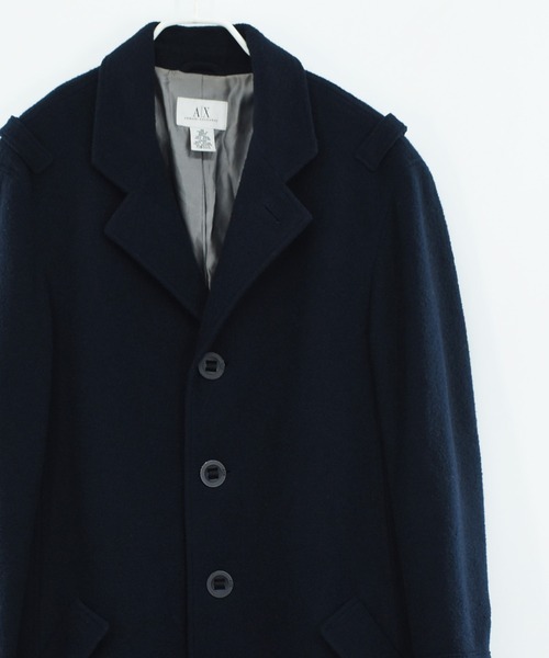 新品、未使用品チェスターコート アルマーニエクスチェンジ ARMANI EXCHANGE チェスターコート コート 「ヴィンテージ古着