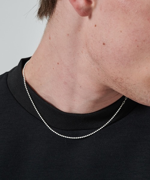 JieDa ネックレス 925 SILVER BALL SWITCHING NECKLACE メンズ