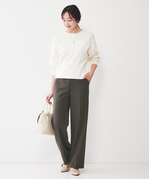 【大特価開催中】 untitled co パンツ UNTITLED パンツ ワイドストレートパンツ レディース : ZOZOTOWN